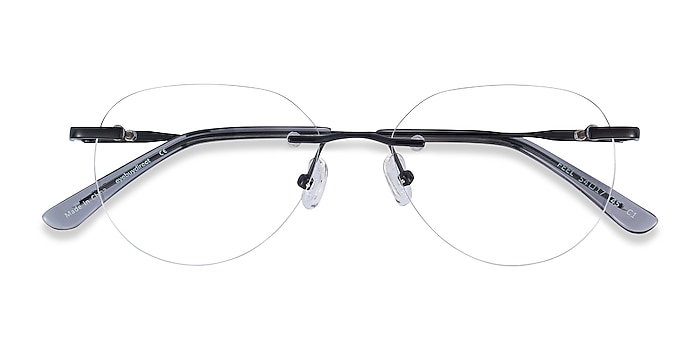 Black Feel -  Lightweight Metal Eyeglasses