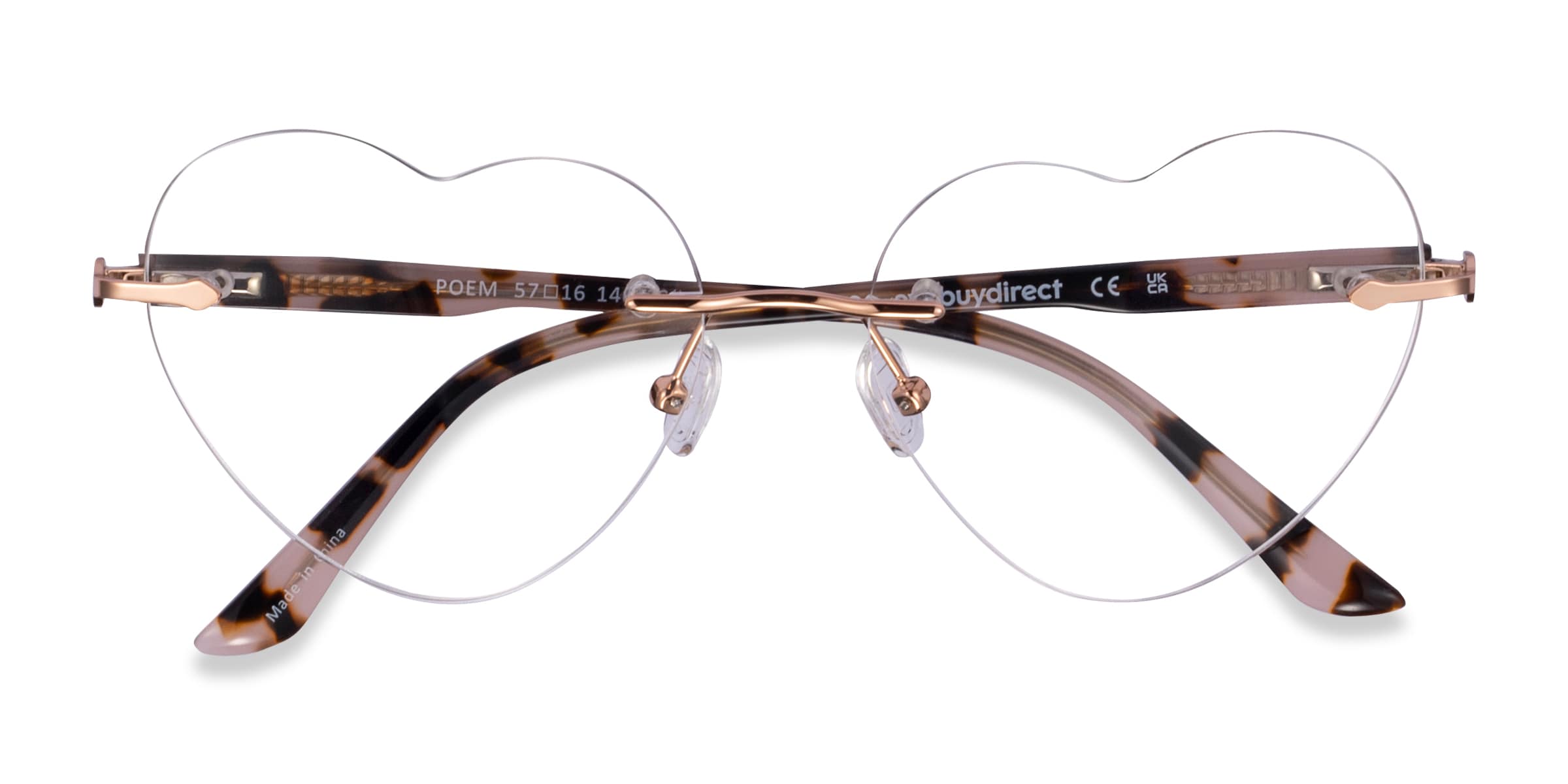 Heart shaped 2025 eyeglass frames