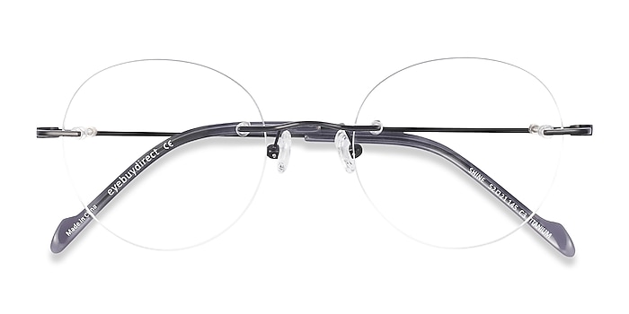 Black Shine -  Lightweight Titanium Eyeglasses