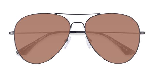 Black Good Vibrations -  Metal Sunglasses