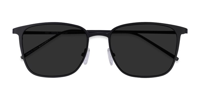 Black Jolt -  Metal Sunglasses