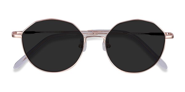Rose Gold Village -  Vintage Metal Sunglasses