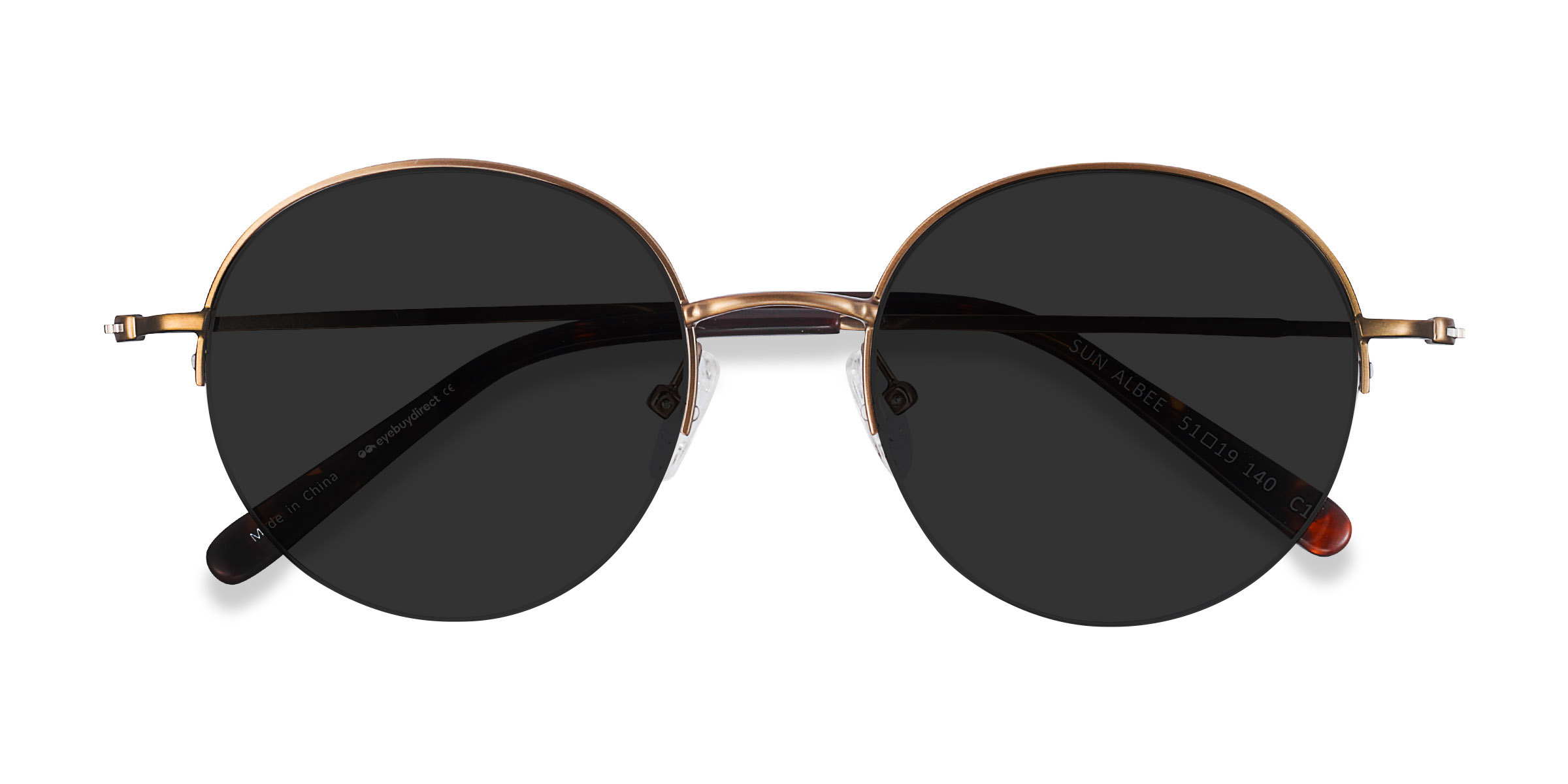Unisex s roundMetal Prescription sunglasses - Eyebuydirect s Sun Albee