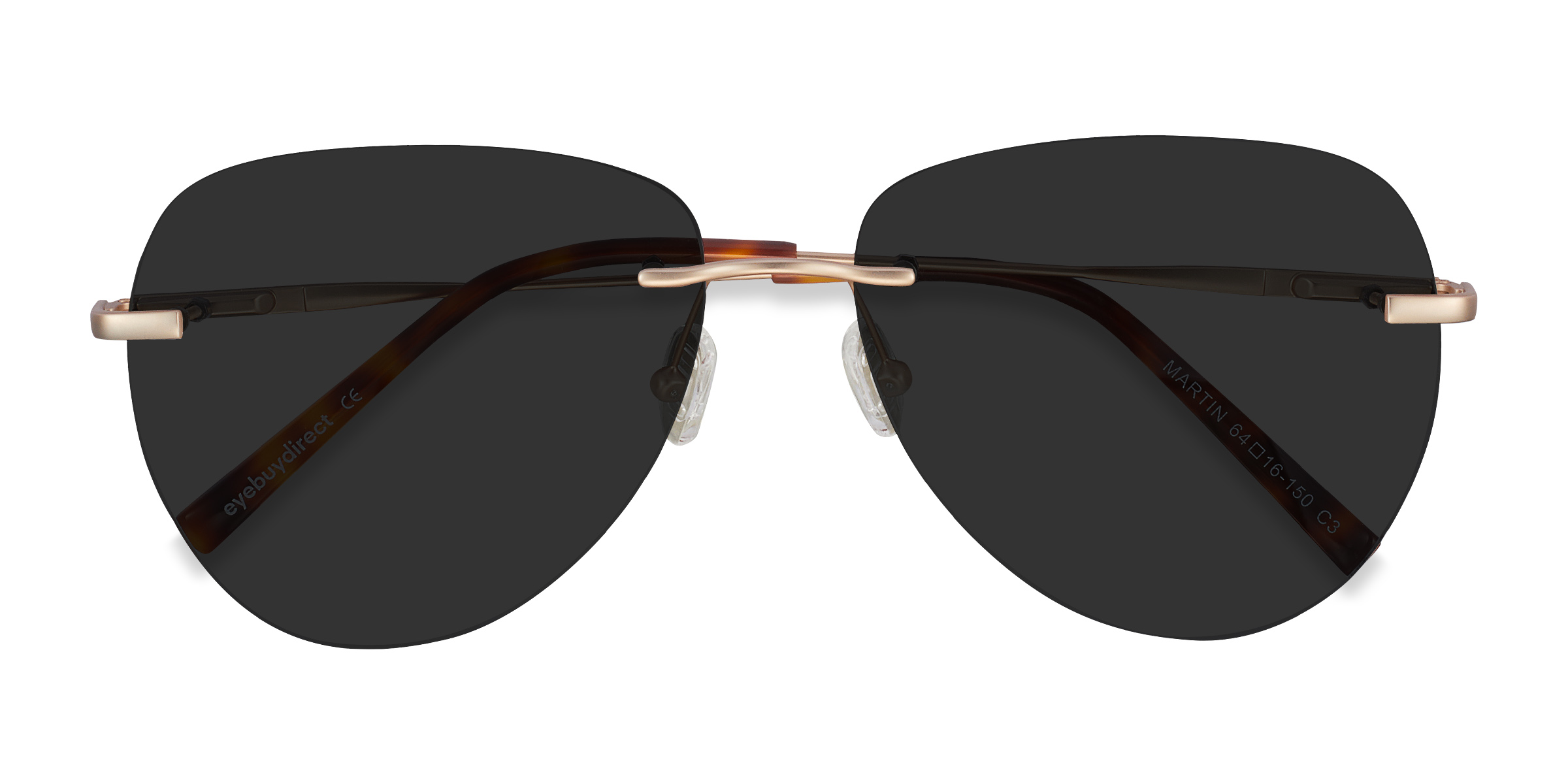 Male s aviatorMetal Prescription sunglasses - Eyebuydirect s Martin