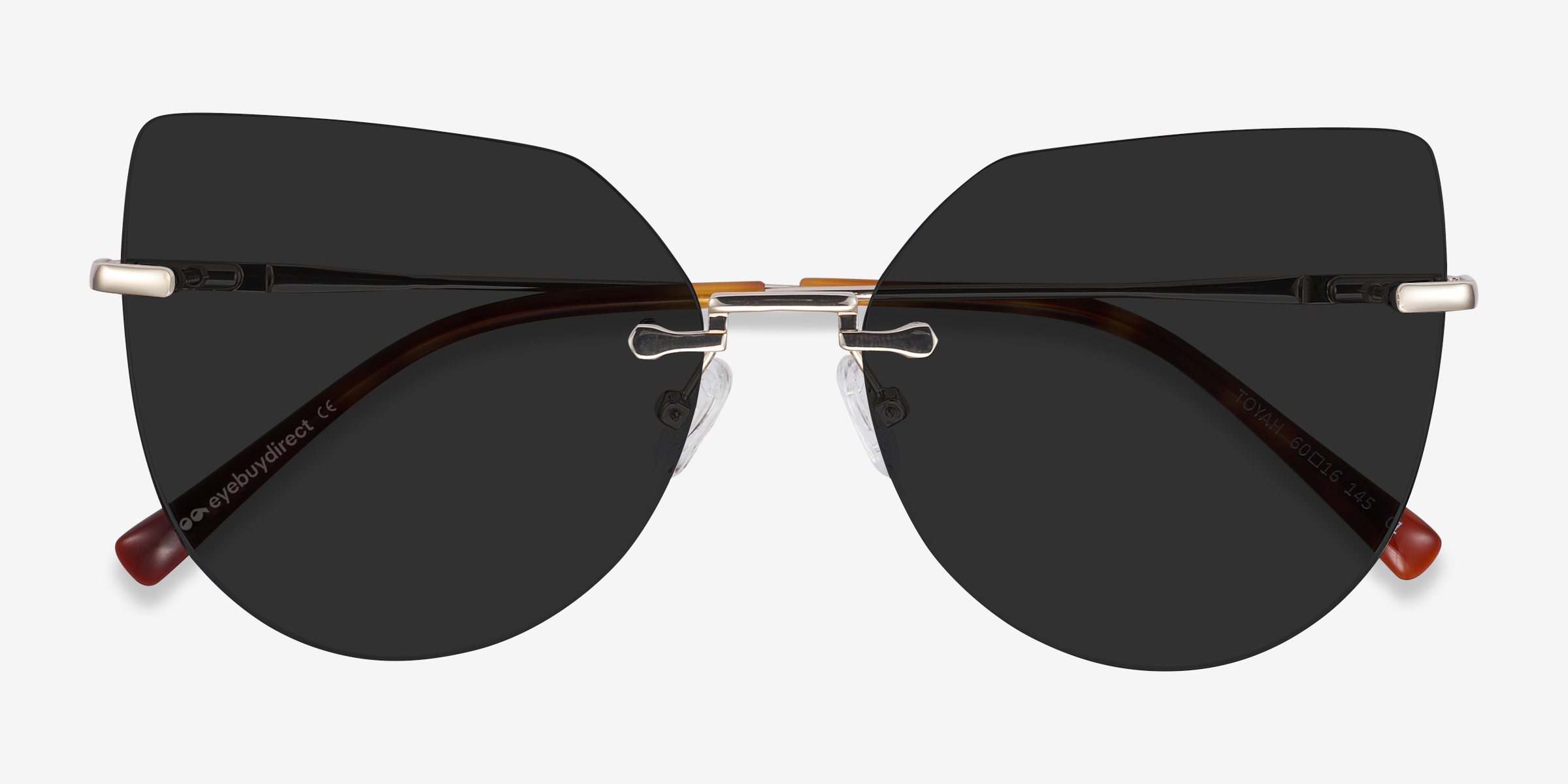 Female s hornMetal Prescription sunglasses - Eyebuydirect s Toyah