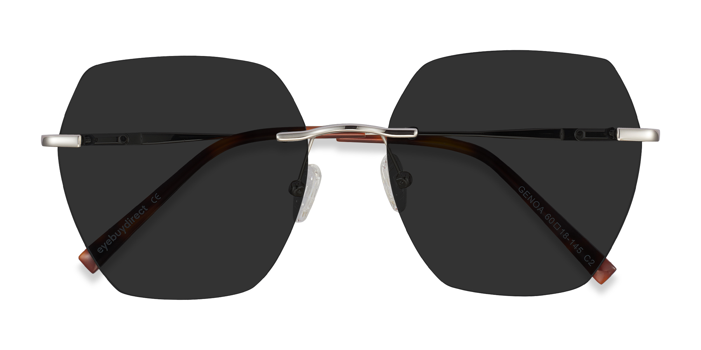 Female s squareMetal Prescription sunglasses - Eyebuydirect s Genoa