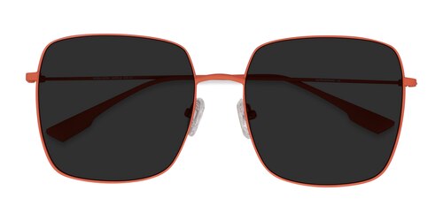Unisex S Square Melon Metal Prescription Sunglasses - Eyebuydirect S Bora Bora