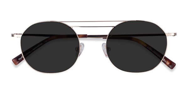 Lito - Aviator Gold Frame Prescription Sunglasses | Eyebuydirect
