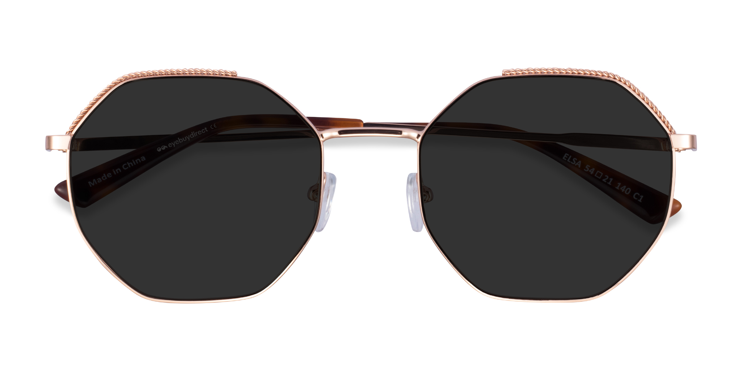Unisex s geometricMetal Prescription sunglasses - Eyebuydirect s Elsa