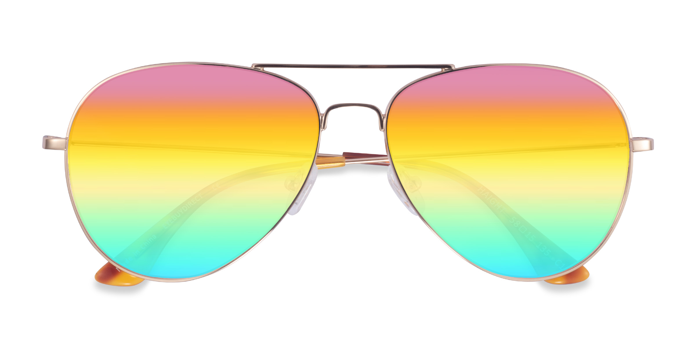 Unisex s aviatorMetal Prescription sunglasses - Eyebuydirect s Haight