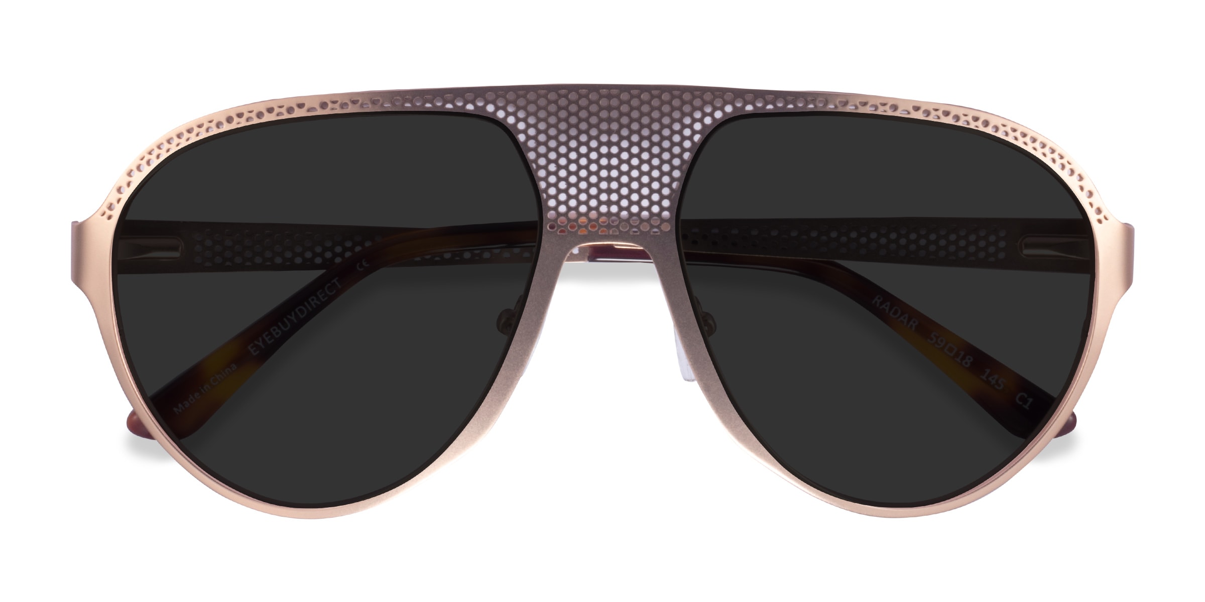 Unisex s aviator Rose Gold Metal Prescription sunglasses - Eyebuydirect s Radar 146$