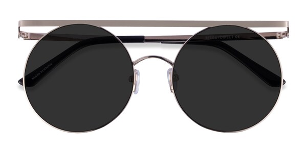 Lineal - Aviator Silver Frame Prescription Sunglasses