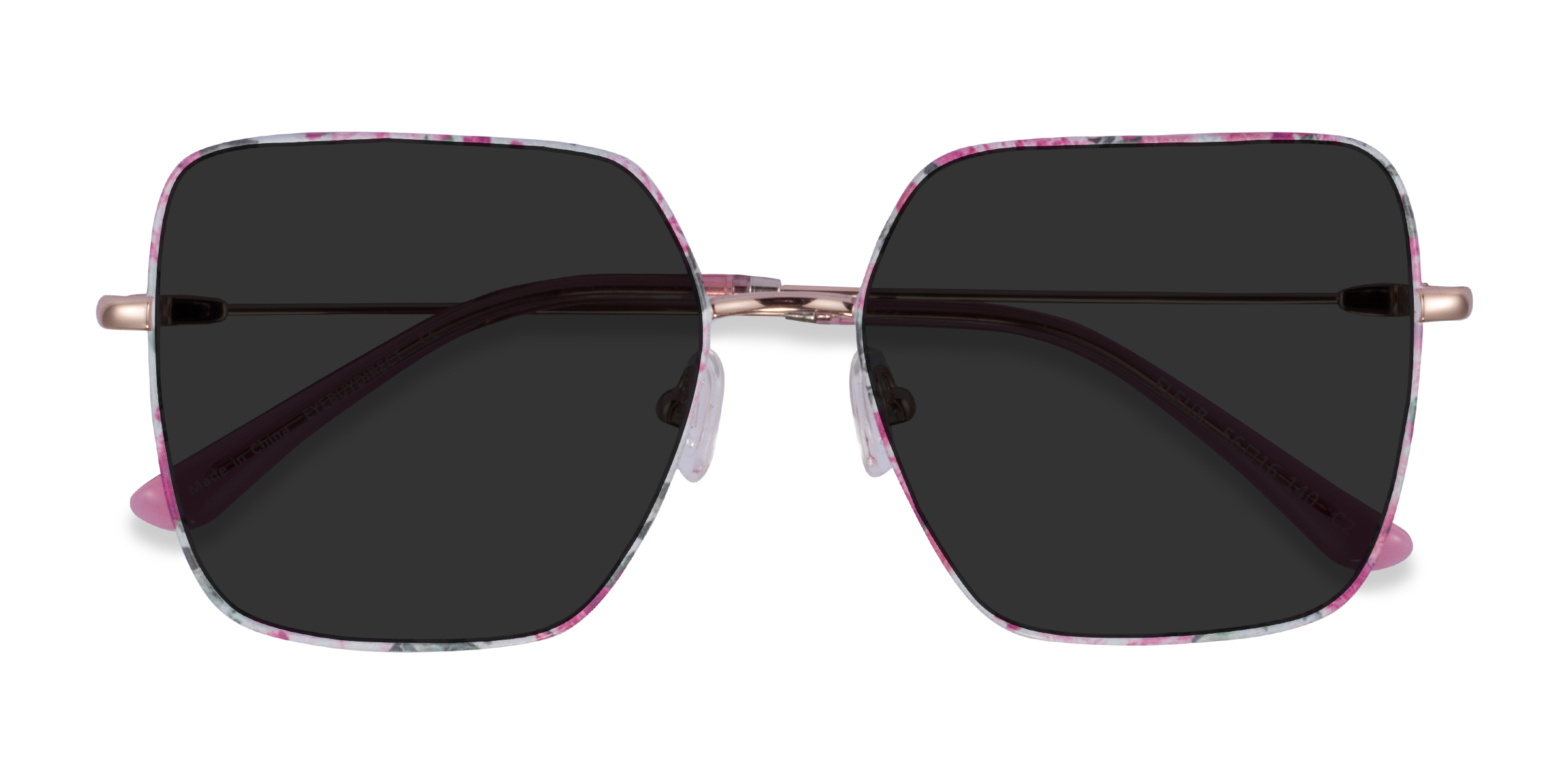 Female s squareMetal Prescription sunglasses - Eyebuydirect s Fleur