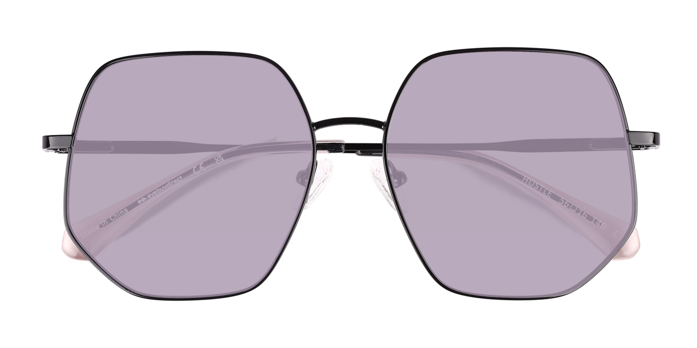 Unisex s square Black Metal Prescription sunglasses - Eyebuydirect s Hustle 142$