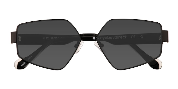 Black Klay -  Metal Sunglasses