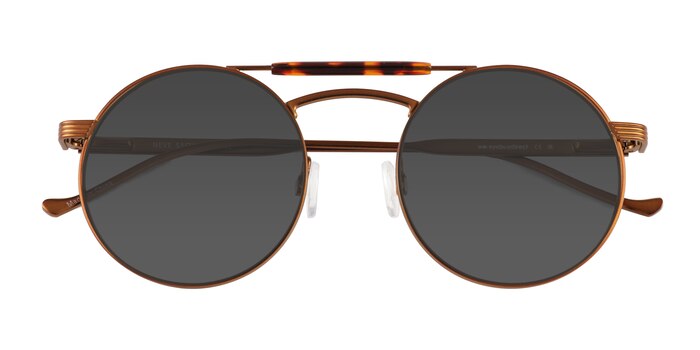 Tortoise Brown Neve -  Metal Sunglasses