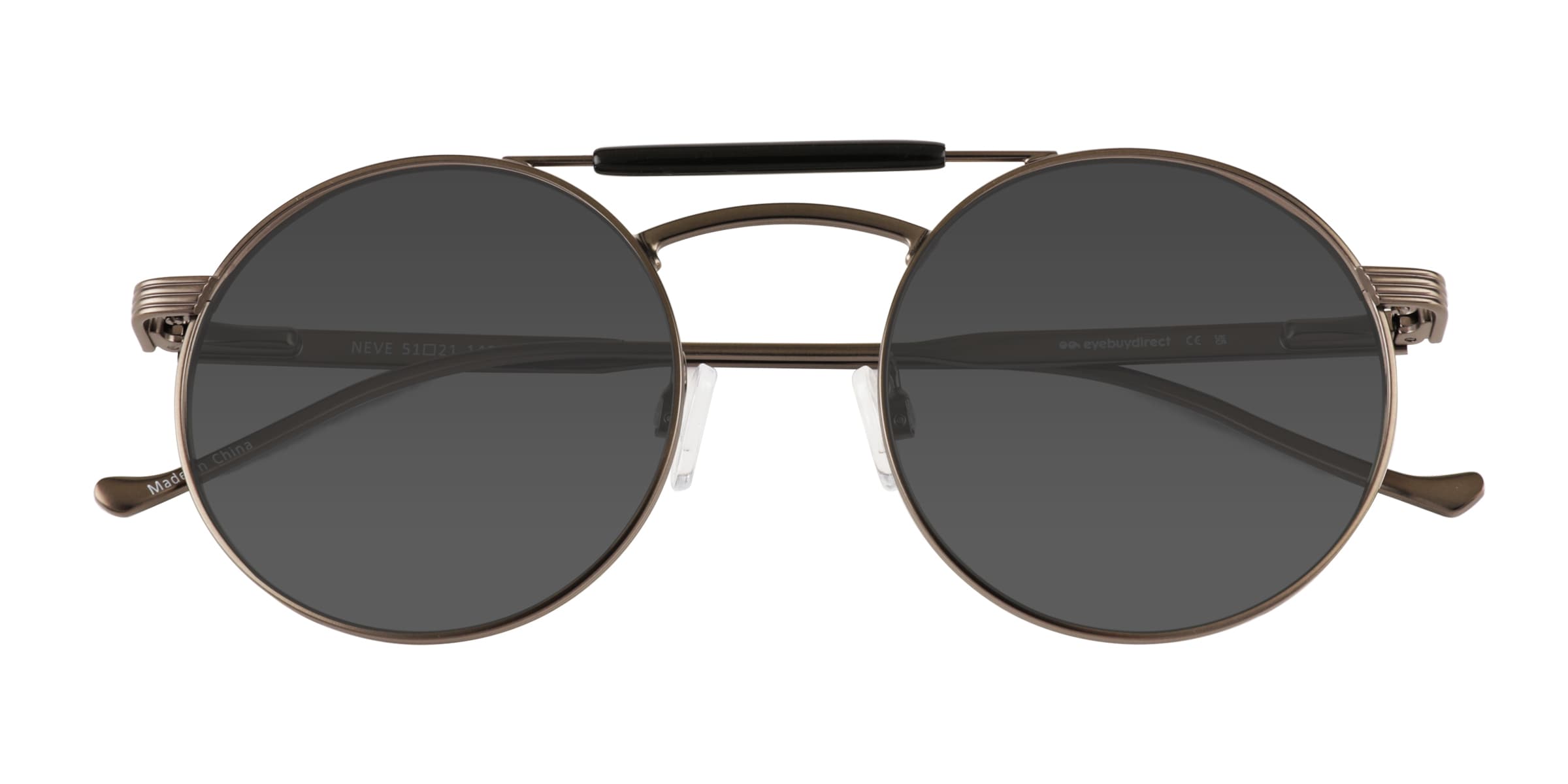 Unisex s aviator Black Gunmetal Metal Prescription sunglasses - Eyebuydirect s Neve 158$