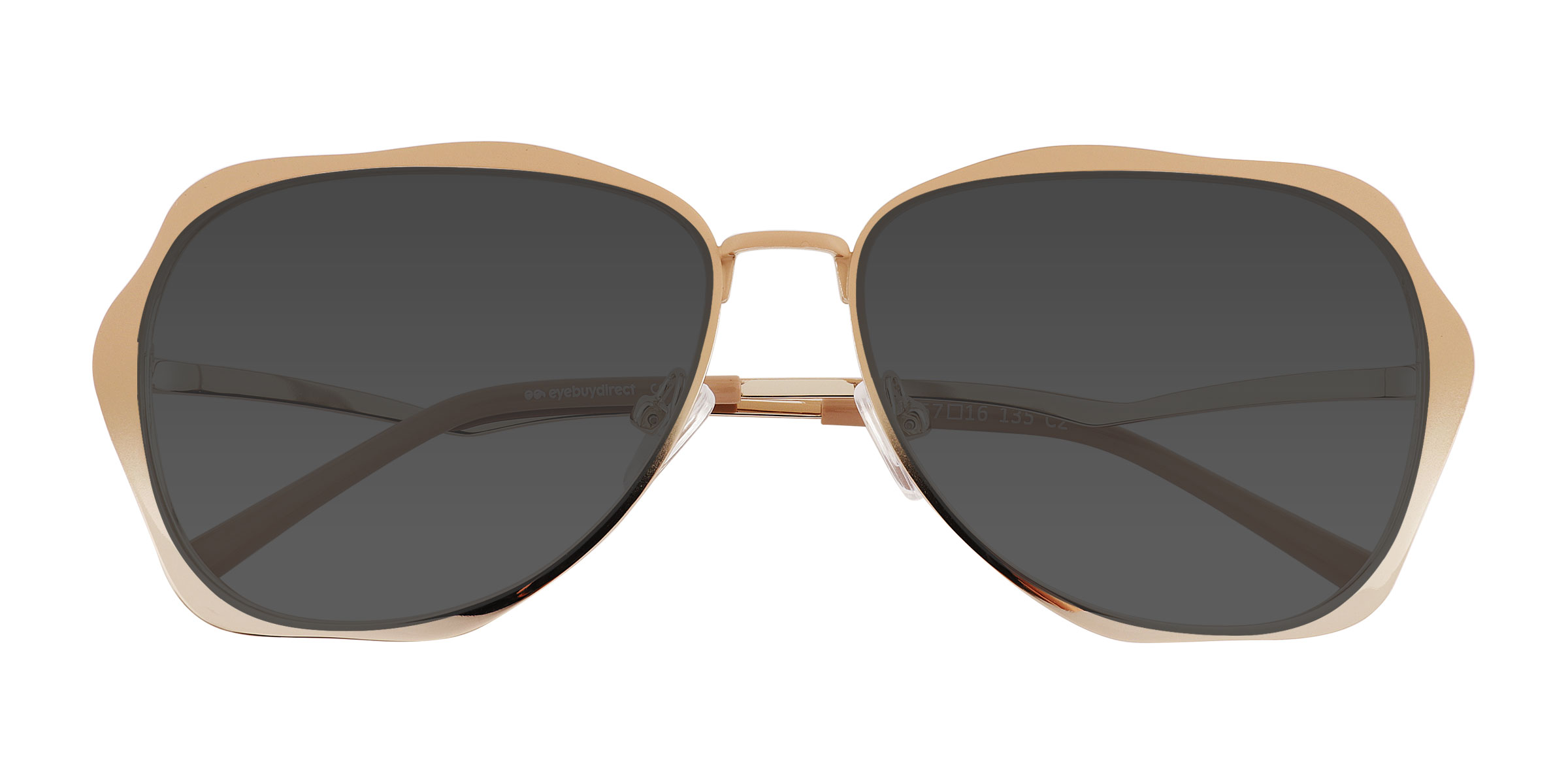 Female s geometricMetal Prescription sunglasses - Eyebuydirect s Teo