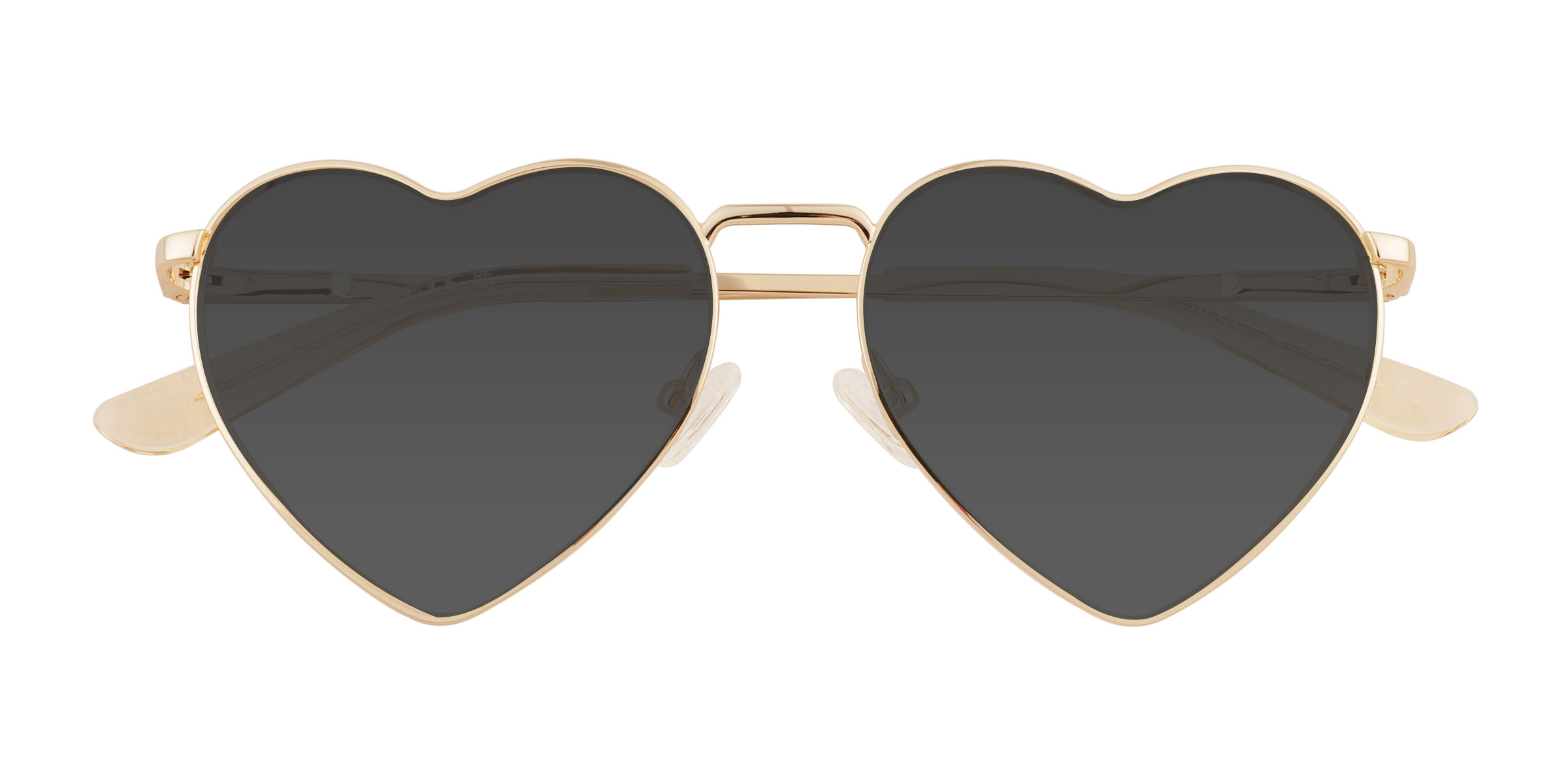 Unisex s heart Gold Metal Prescription sunglasses - Eyebuydirect s Wonderful