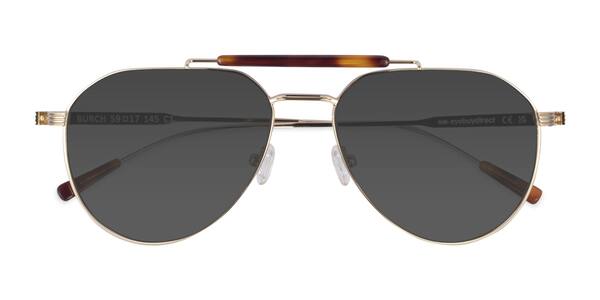 Gold Tortoise Burch -  Metal Sunglasses