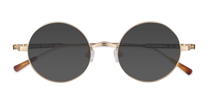 Doré Davies -  Métal Lunettes de soleil
