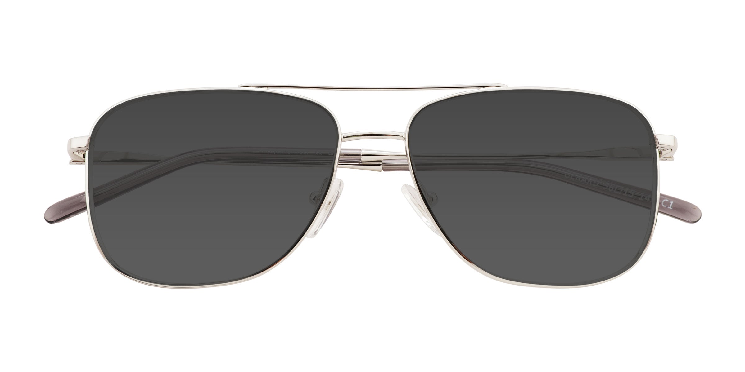 Unisex s aviator Silver Eco FriendlyMetal Prescription sunglasses - Eyebuydirect s Gerard 86$