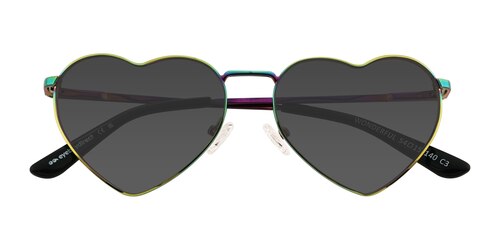 Unisex s heart Multicolor Metal Prescription sunglasses - Eyebuydirect s Wonderful