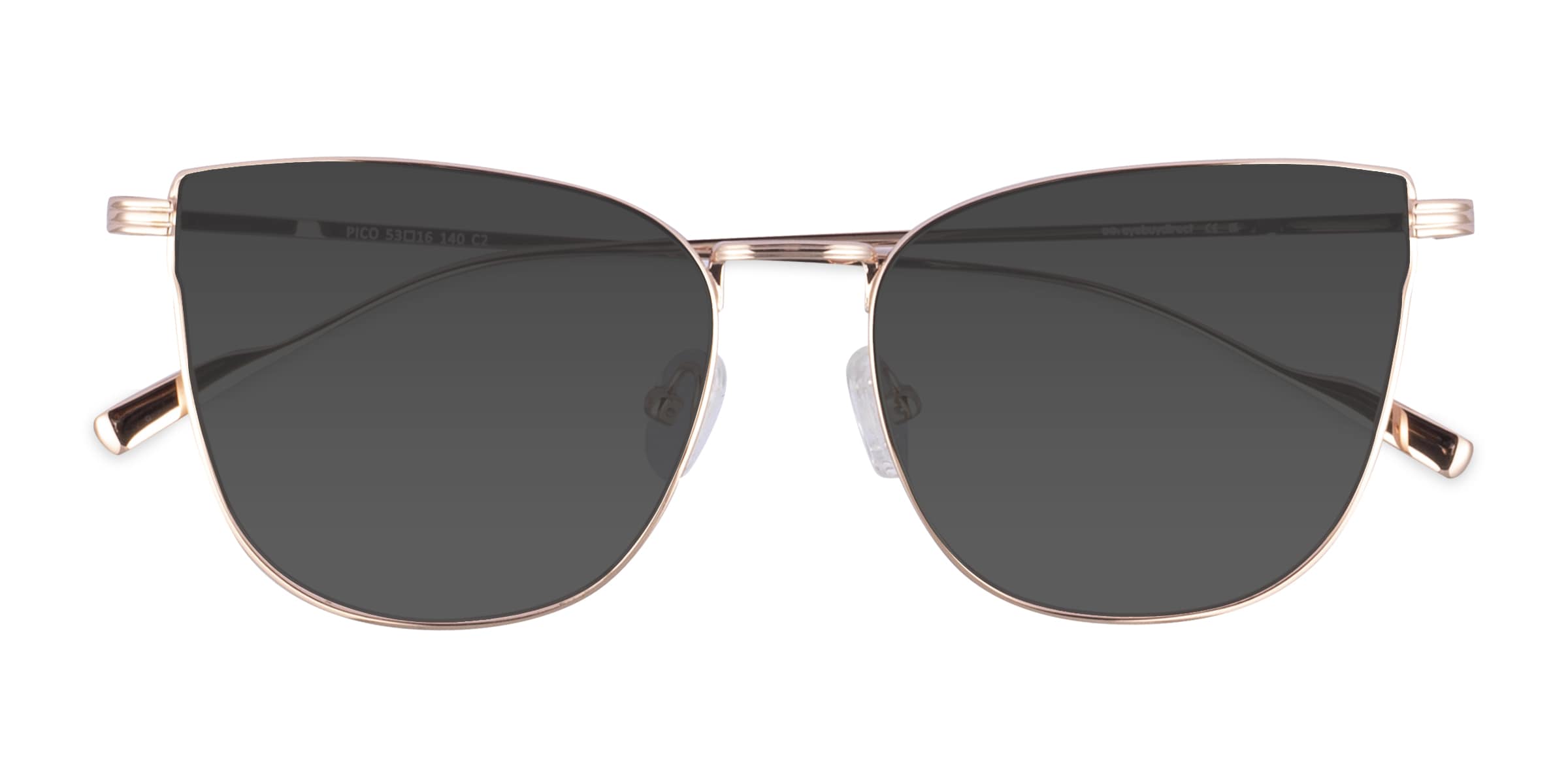 Unisex s horn Rose Gold Titanium Prescription sunglasses - Eyebuydirect s Pico 93$