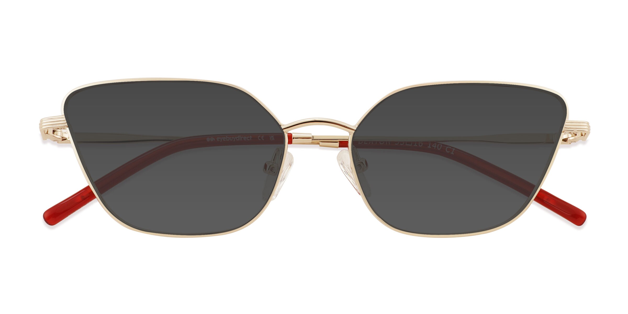 Female s horn Gold Metal Prescription sunglasses - Eyebuydirect s Bextor