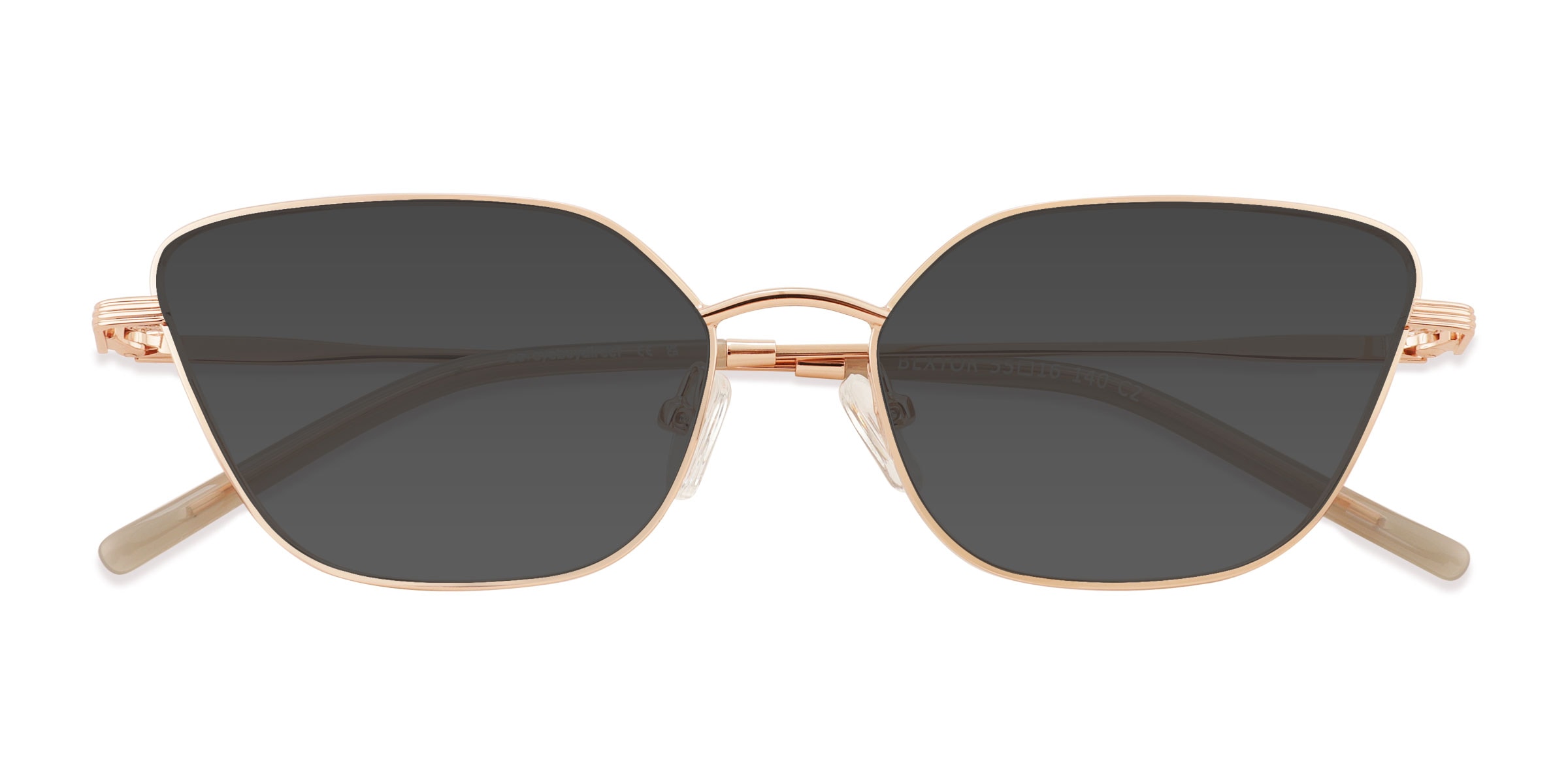 Bextor - Cat Eye Gold Frame Sunglasses For Women | Eyebuydirect