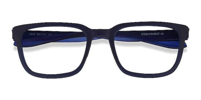 Matte Blue Fast -  Plastic Eyeglasses
