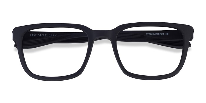 Matte Black Fast -  Plastic Eyeglasses
