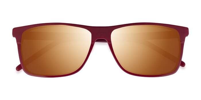 Matte Red Catch -  Acetate Sunglasses