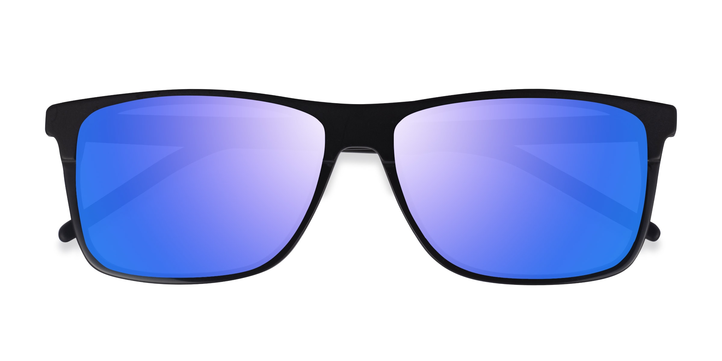Catch - Rectangle Black Frame Sunglasses For Men | Eyebuydirect
