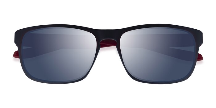 Matte Blue Red Kick -  Plastic Sunglasses