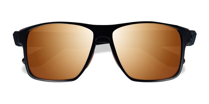 Black Orange Running -  Plastic Sunglasses
