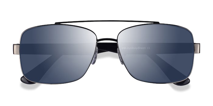 Archetype Premium Polarized Gunmetal Aviator UVA-UVB Sunglasses
