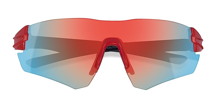 Red Tourney -  Plastic Sunglasses