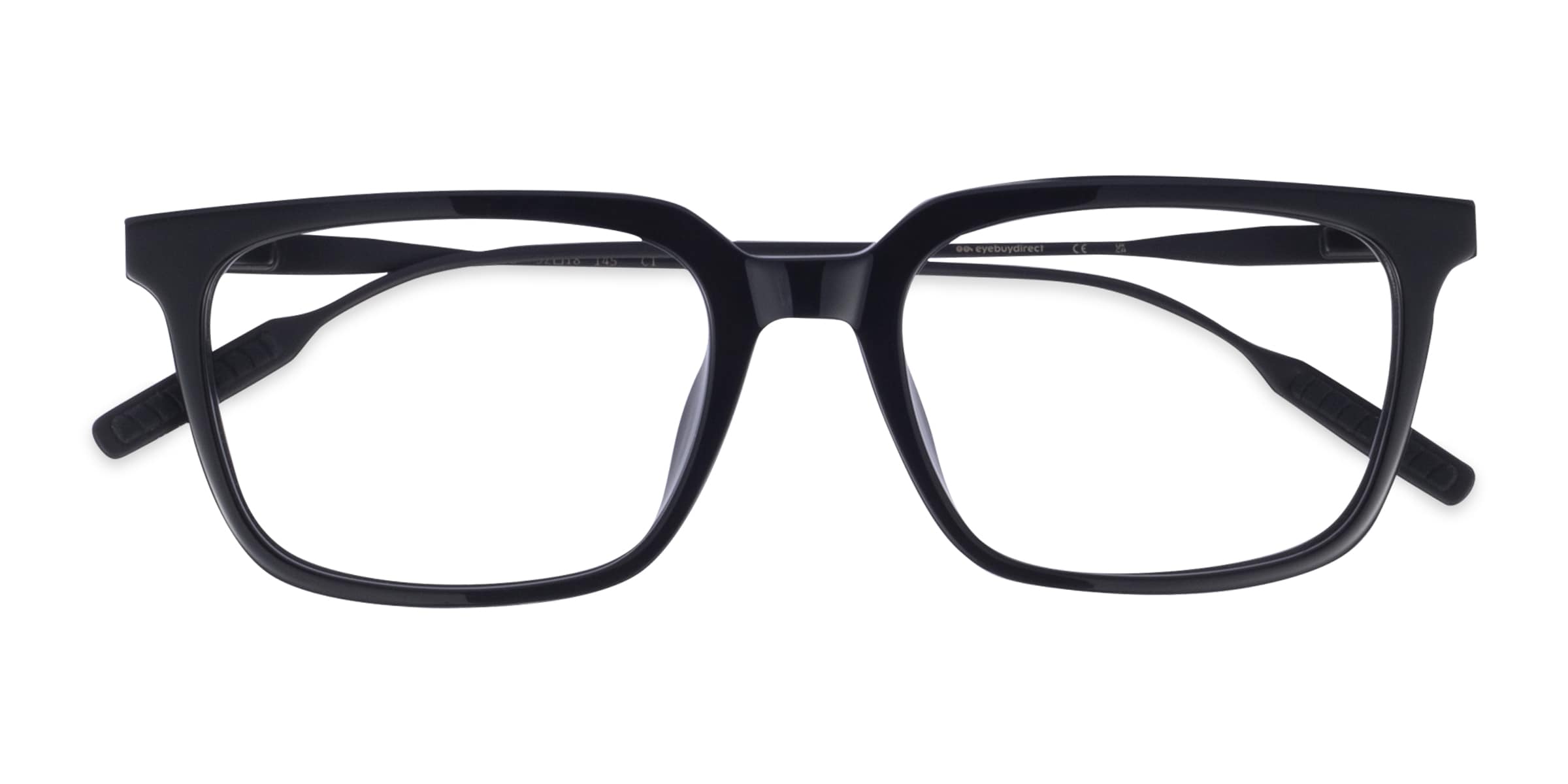 Woods Rectangle Black Glasses for Men | Eyebuydirect