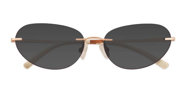 Rose Gold Drayton -  Metal Sunglasses