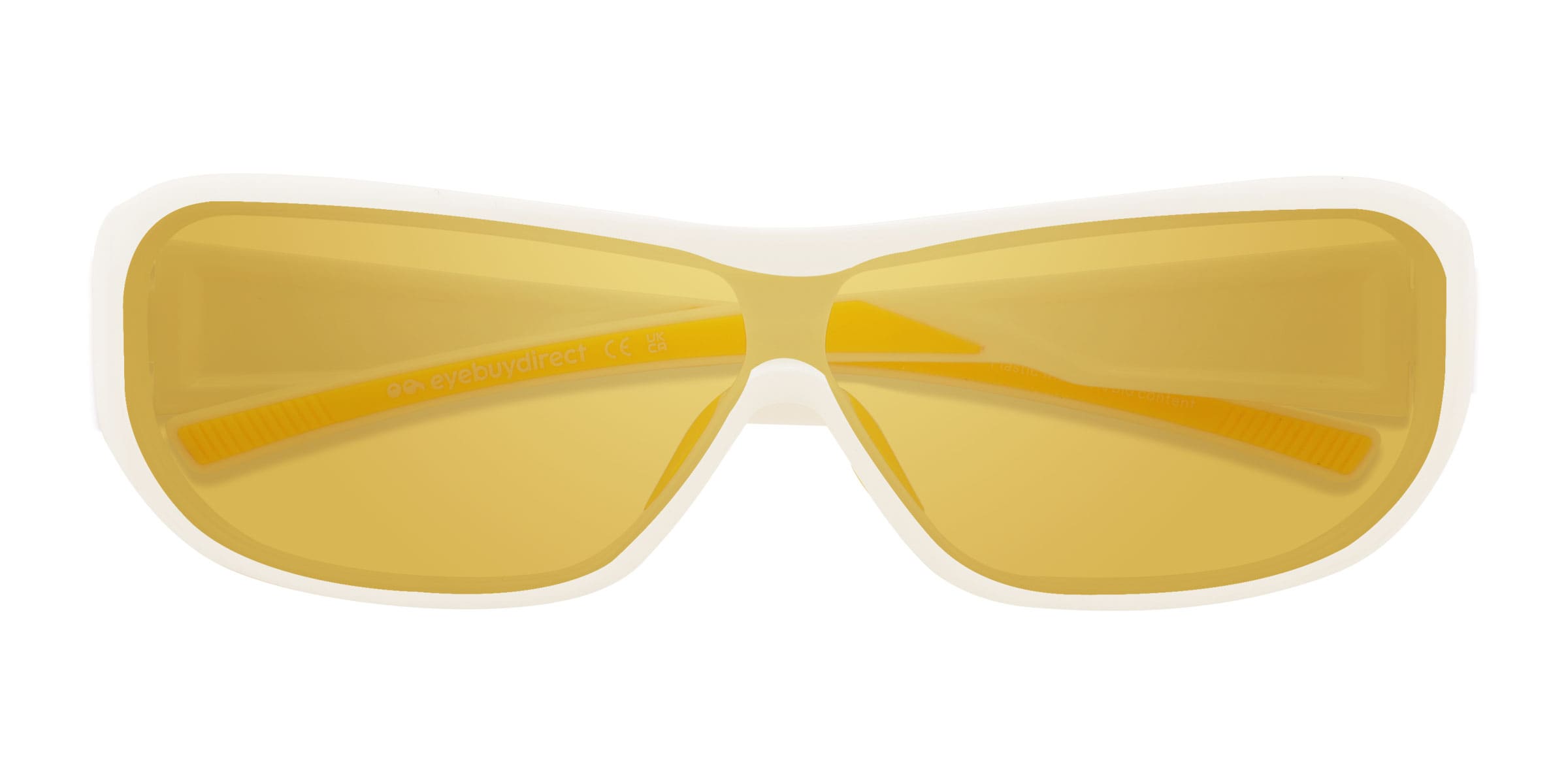 Unisex s rectangle White Eco FriendlyPlastic Prescription sunglasses - Eyebuydirect s Cannon $59