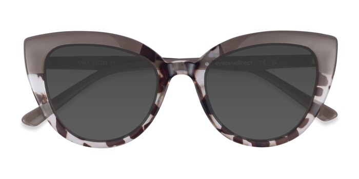 Tortoise Brown Kara -  Plastique Lunettes de soleil