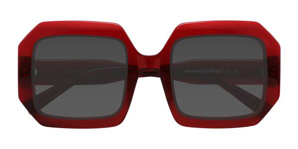 Red Cyrille -  Acetate Sunglasses