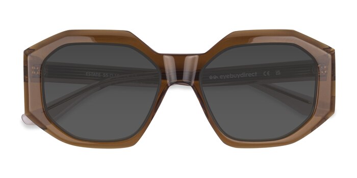 Brun Estate -  Acétate Lunettes de soleil