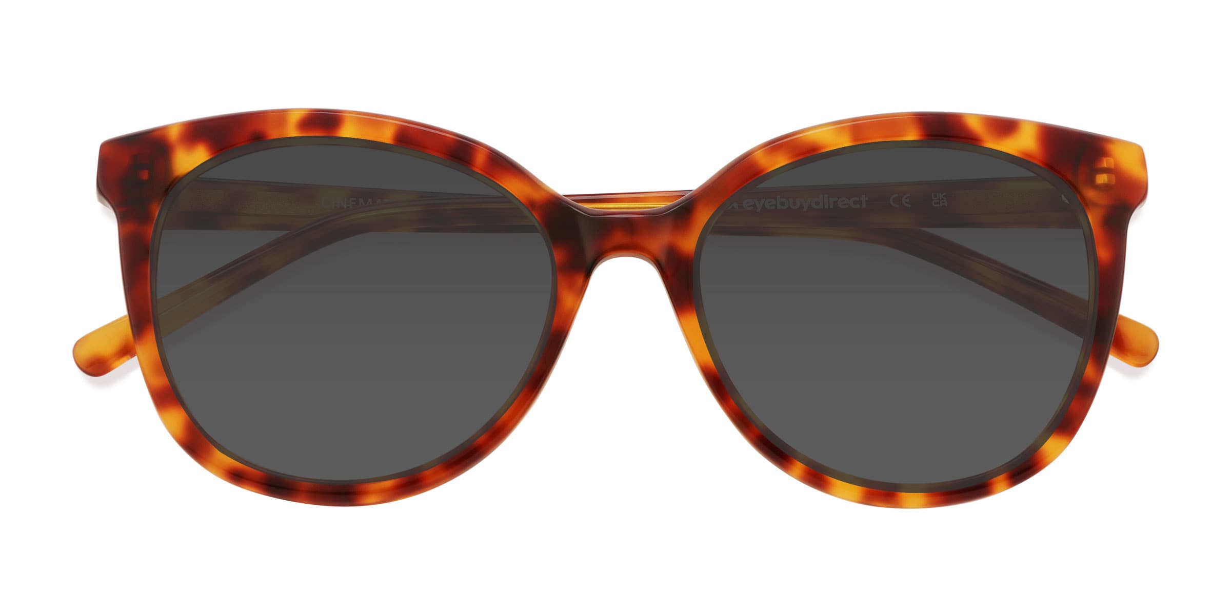 Cinematic - Cat Eye Tortoise Frame Prescription Sunglasses 