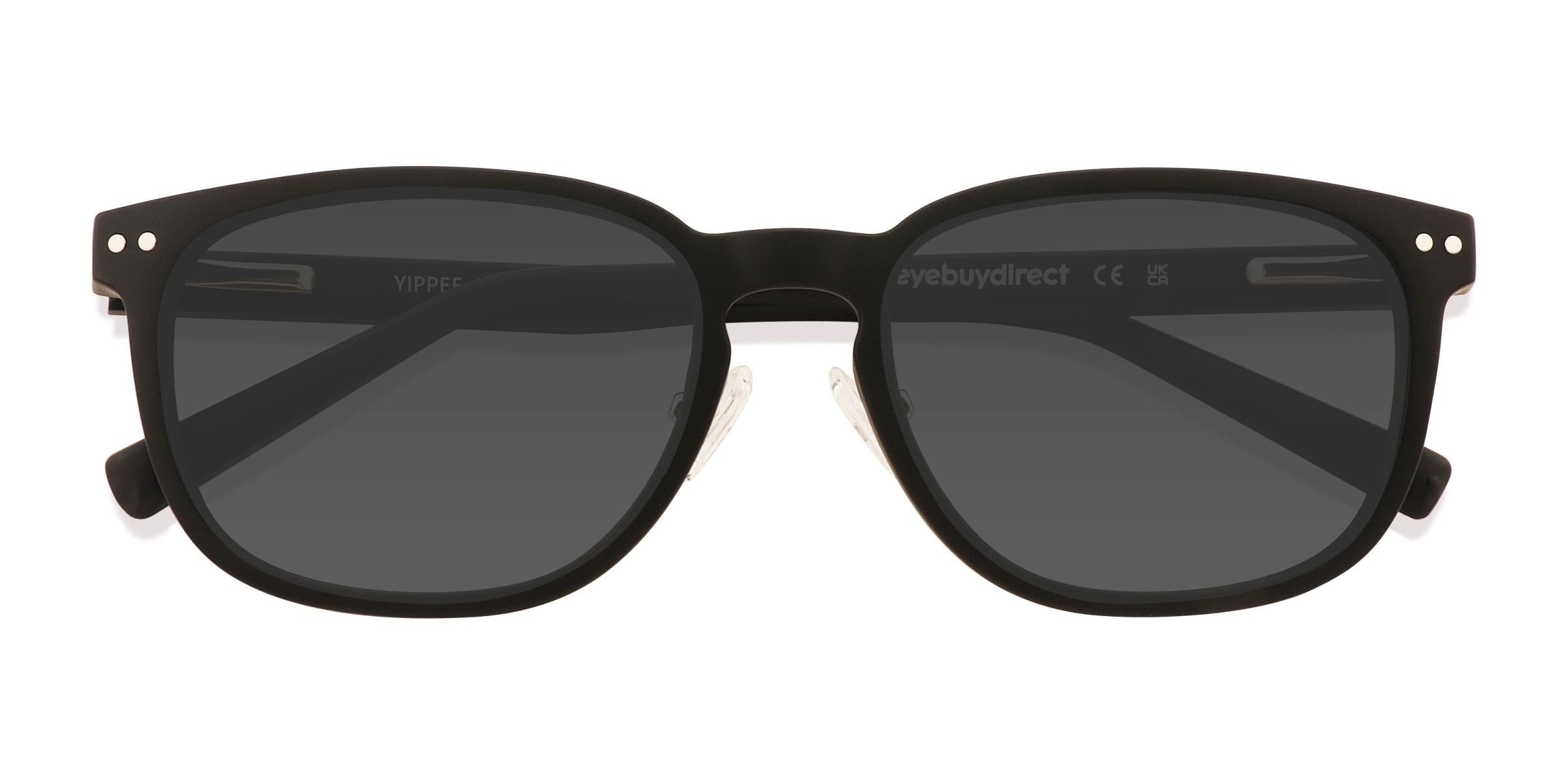Unisex s rectangle Black Plastic Prescription sunglasses - Eyebuydirect s Yippee