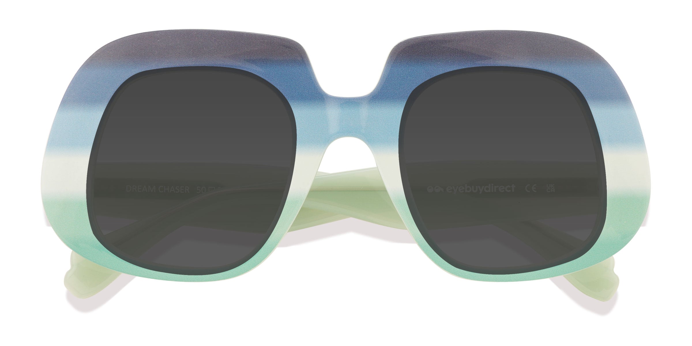 Unisex s geometric Striped Blue Plastic Prescription sunglasses - Eyebuydirect s Dream Chaser $39