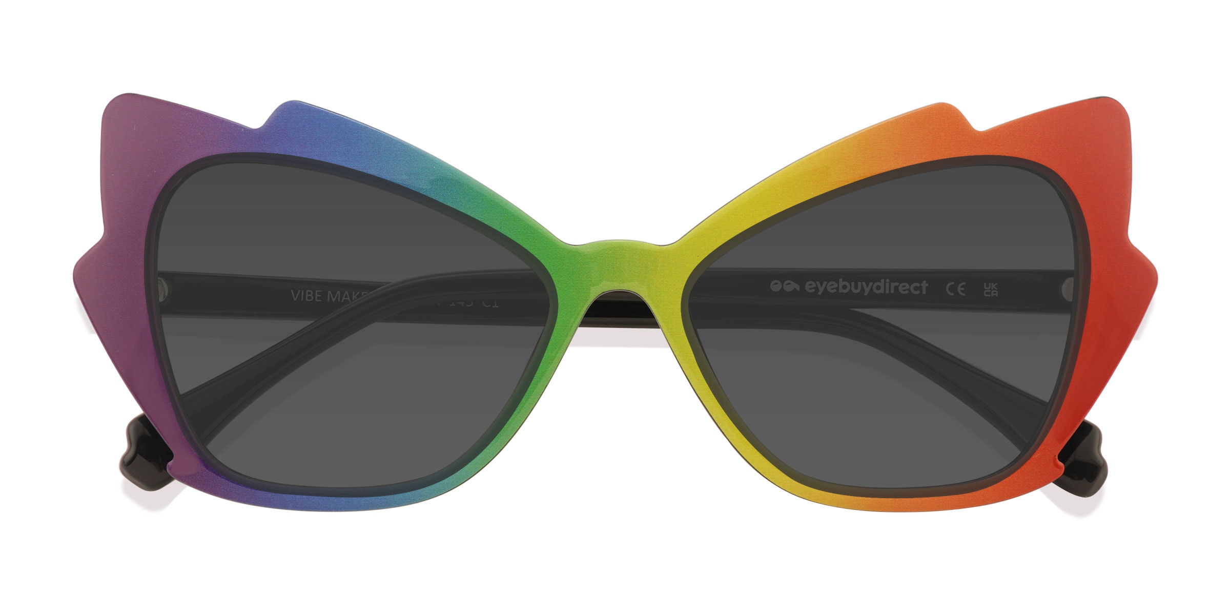 Unisex s geometric Rainbow Plastic Prescription sunglasses - Eyebuydirect s Vibe Maker