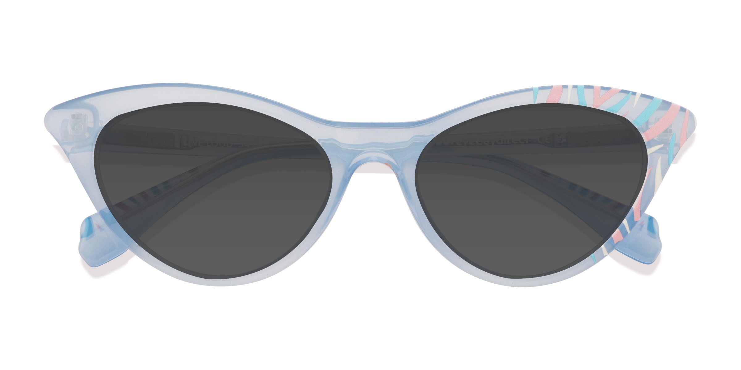 Unisex s horn Blue Plastic Prescription sunglasses - Eyebuydirect s Live Loud