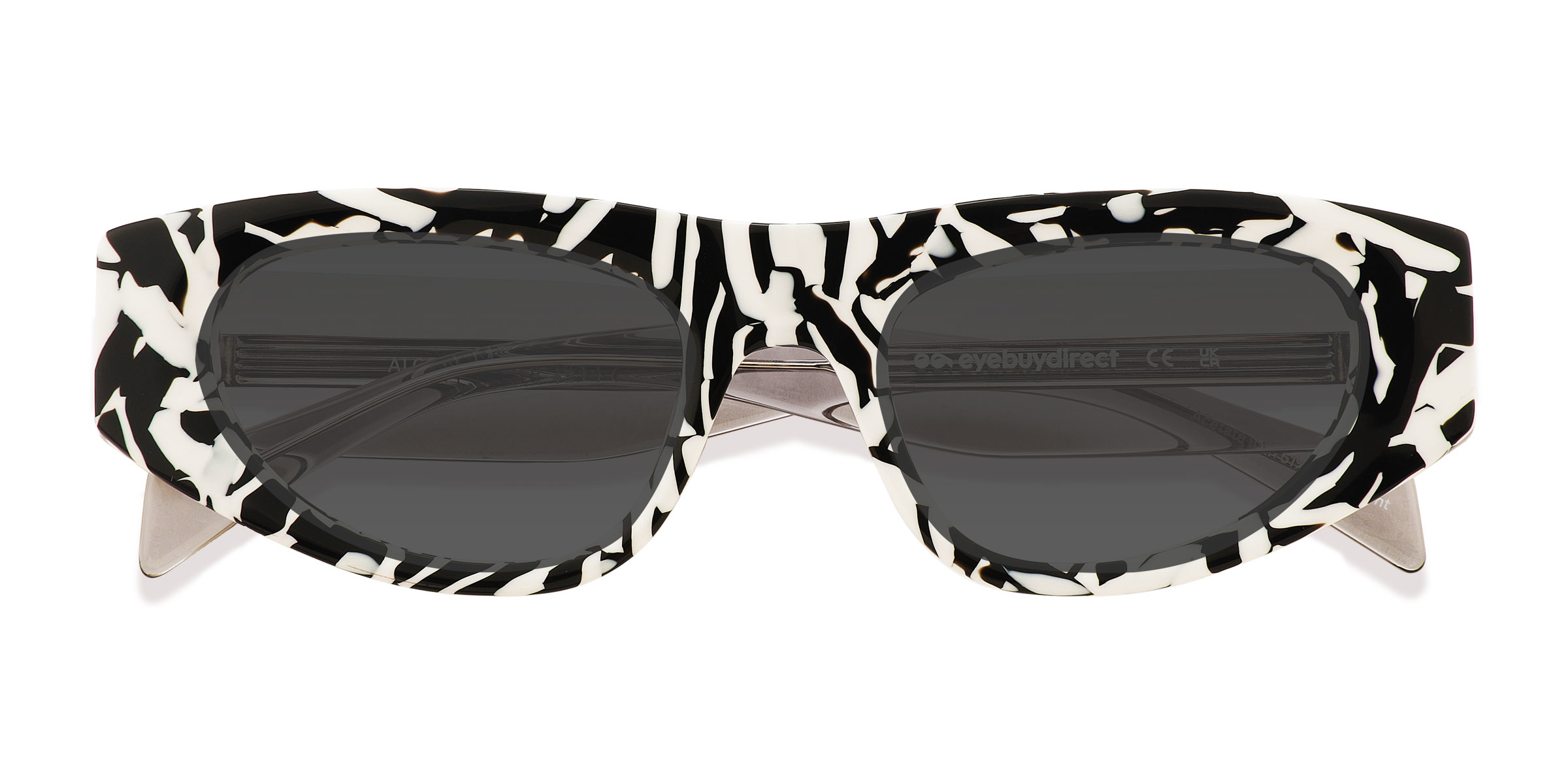 Unisex s horn Black White Pattern Acetate,Eco Friendly Prescription sunglasses - Eyebuydirect s Alcott